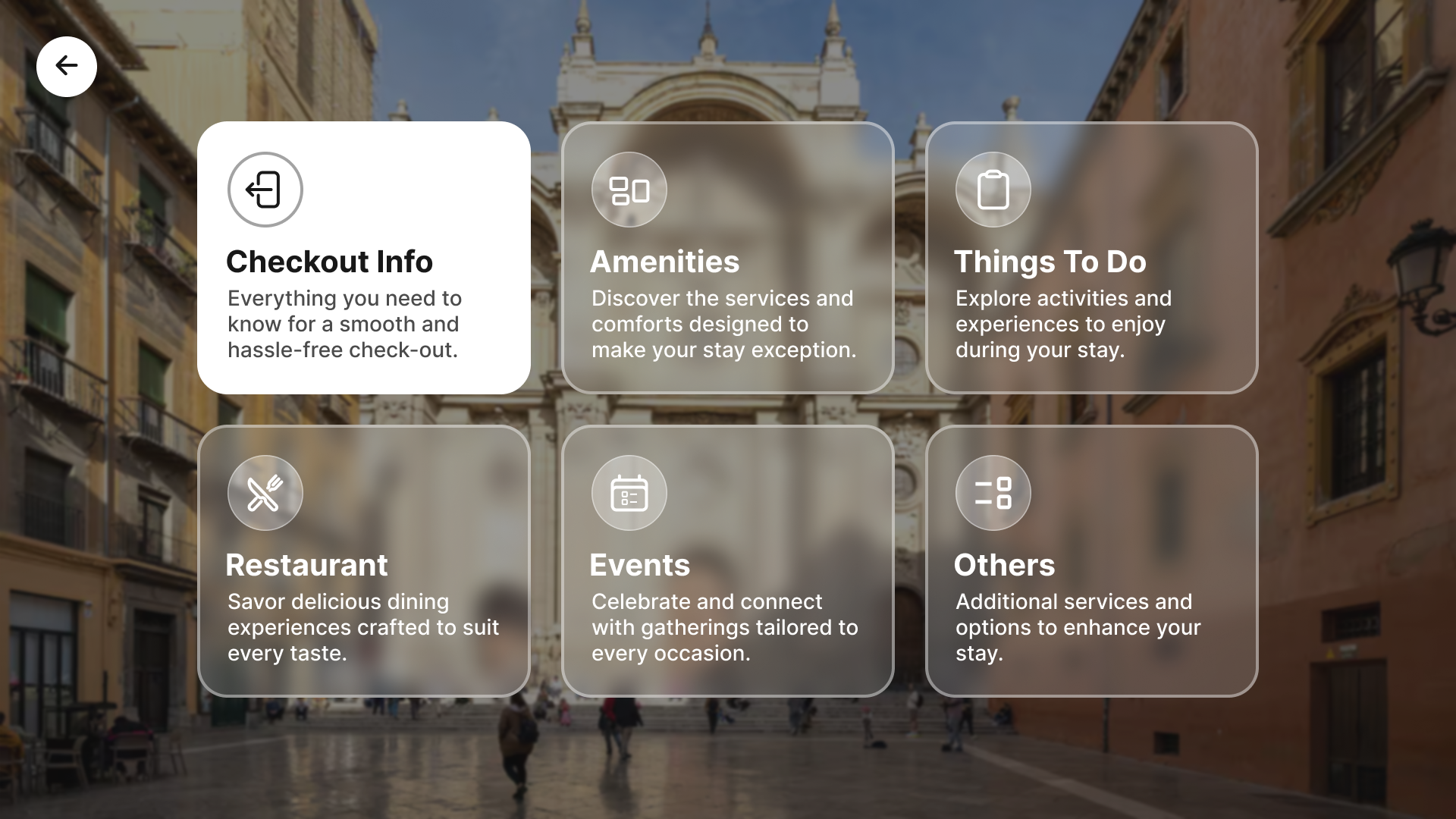 Breezee TV information Screen